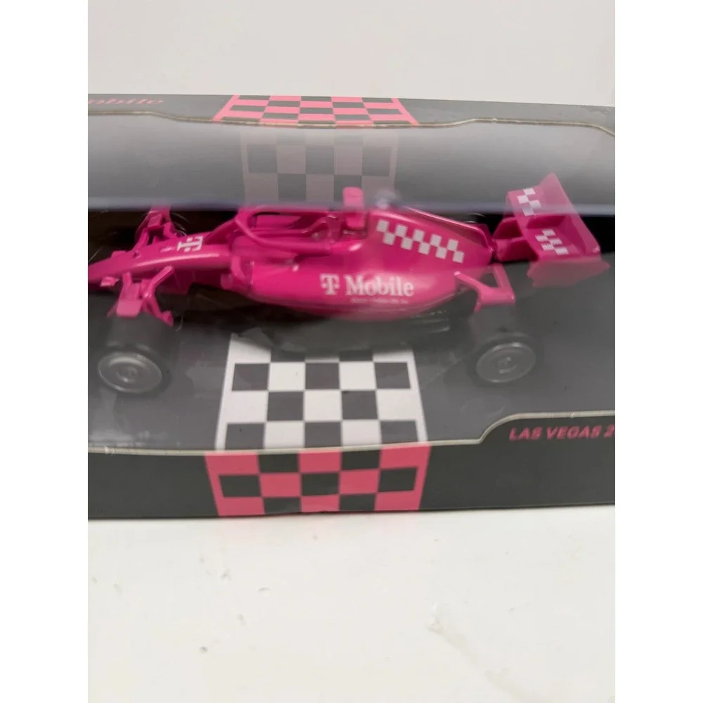 T-Mobile Las Vegas 2023 F1 Diecast Race Car Magenta Limited Edition Collectible
